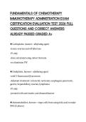 FUNDAMENTALS OF CHEMOTHERAPY IMMUNOTHERAPY ADMINISTRATION EXAM CERTIFICATION EVALUATION TEST 2026 FULL QUESTIONS AND CORRECT ANSWERS ALREADY PASSED GRADED A&plus;