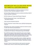 MICROBIOLOGY WGU OA 2026 EXPERT REVIEW TEST PAPER FULL QUESTIONS GRADED A&plus;
