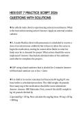 HESI EXIT 7 PRACTICE SCRIPT 2026 QUESTIONS WITH SOLUTIONS