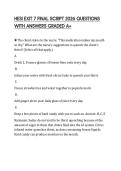 HESI EXIT 7 FINAL SCRIPT 2026 QUESTIONS WITH ANSWERS GRADED A&plus;