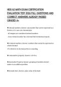 HESI A2 MATH EXAM CERTIFICATION EVALUATION TEST 2026 FULL QUESTIONS AND CORRECT ANSWERS ALREADY PASSED GRADED A&plus;
