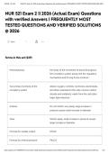 NUR 521 Exam 2 &vert;&vert; 2026 &lpar;Actual Exam&rpar; Questions with verified Answers &vert; FREQUENTLY MOST TESTED QUESTIONS AND VERIFIED SOLUTIONS &commat; 2026