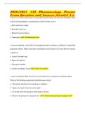 2026&sol;2027 ATI Pharmacology Proctor Exam Questions and Answers &lpar;Graded A&plus;&rpar;