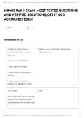 MN605 Unit 5 EXAM&comma; MOST TESTED QUESTIONS AND VERIFIED SOLUTIONS&sol;GET IT 100&percnt; ACCURATE&excl;&excl; 2026&excl;&excl;