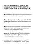 HFMA COMPREHENSIVE REVIEW 2026 QUESTIONS WITH ANSWERS GRADED A&plus;