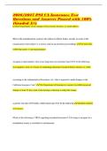 2026&sol;2027 PSI CA Insurance Test Questions and Answers Passed with 100&percnt; &lpar;Graded A&plus;&rpar;