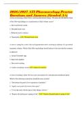 2026&sol;2027 ATI Pharmacology B Questions and Answers Already Passed &lpar;GRADED A&plus;&rpar;