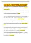2026&sol;2027 ATI Pharmacology Proctor Exam Questions and Answers &lpar;Graded A&plus;&rpar;