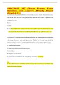 2026&sol;2027 ATI Pharm Proctor Exam Questions and Answers Already Passed &lpar;Graded A&plus;&rpar;