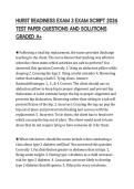HURST READINESS EXAM 3 EXAM SCRIPT 2026 TEST PAPER QUESTIONS AND SOLUTIONS GRADED A&plus;