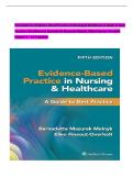Test Bank for Evidence-Based Practice in Nursing & Healthcare&colon; A Guide to Best Practice&comma; 5th Edition by Bernadette Mazurek Melnyk & Ellen Fineout-Overholt &vert; Complete Chapters 1-23 &vert; Questions & Answers with NCLEX&reg;-Style Rationales &vert; EBP & Research Prep