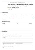WALMART FOOD SAFETY TEST EXAM &lpar;2026&rpar; QUESTIONS AND ALL CORRECT ANSWERS 100&percnt; SOLVED AND GUARANTEED SUCCESS&excl;