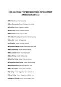 HNG 540&colon; ACTUAL EXAM PAPER 2026 QUESTIONS WITH ANSWERS GRADED A&plus;