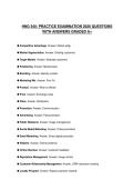 HNG 540&colon; COMPREHENSIVE STUDY GUIDE 2026 FULL QUESTIONS AND SOLUTIONS GRADED A&plus;