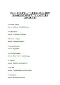 HOAG ECG COMPREHENSIVE STUDY GUIDE 2026 FULL QUESTIONS AND SOLUTIONS GRADED A&plus;