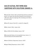 IAAI CFI FINAL PAPER 2026 FULL Q&A STUDY GUIDE GRADED A&plus;