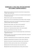 HONDROS NURSING FINAL COMPREHENSIVE EXAM 2026 FULL QUESTIONS WITH VERIFIED SOLUTIONS