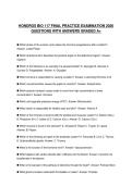 HONDROS NURSING FINAL EXAM PREP 2026 TEST PAPER QUESTIONS AND ACCURATE ANSWERS