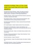 HONDROS NURSING FINAL EXAM SCRIPT 2026 COMPLETE QUESTIONS AND CORRECT ANSWERS