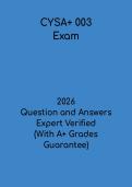 CompTIA CySA&plus; CS0-003 Exam Questions & Answers PDF &vert; Cybersecurity Analyst Exam Prep