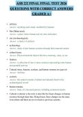 ASB 222 FINAL FINAL TEST 2026 QUESTIONS WITH CORRECT ANSWERS GRADED A&plus;
