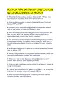 HOSA CER EXAM STUDY GUIDE 2026 COMPLETE SOLVED QUESTIONS EDITION