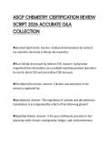 ASCP CHEMISTRY CERTIFICATION REVIEW SCRIPT 2026 ACCURATE Q&A COLLECTION