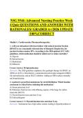 NSG 5544&colon; Advanced Nursing Practice Week  4 Quiz QUESTIONS AND ANSWERS WITH  RATIONALES&sol; GRADED A&plus;&sol;2026 UPDATE  &sol;100&percnt;CORRECT