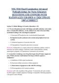 NSG 5544 Final Examination Advanced  Pathophysiology for Nurse Educators  QUESTIONS AND ANSWERS WITH  RATIONALES&sol; GRADED A&plus;&sol;2026 UPDATE  &sol;100&percnt;CORRECT 