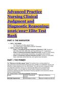 2026&sol;2027 Elite APRN Test Bank for Family Practice Guidelines 6th Edition & Clinical Standards
