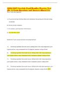 2026&sol;2027 ServSafe Food Handler Practice Test &lpar;Pt&period; 1&rpar; Exam Questions and Answers &lpar;Rated A&plus;&rpar;
