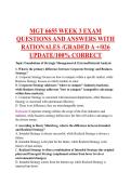 MGT 6655 WEEK 3 EXAM  QUESTIONS AND ANSWERS WITH  RATIONALES &sol;GRADED A &plus;&sol;026  UPDATE&sol;100&percnt; CORRECT 