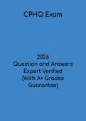 CPHQ Exam Questions & Answers PDF &vert; Healthcare Quality Certification Study Guide