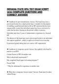 INDIANA STATE HFA TEST EXAM SCRIPT 2026 COMPLETE QUESTIONS AND CORRECT ANSWERS