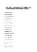 HSPT CERTIFICATION SCRIPT 2026 QUESTIONS WITH SOLUTIONS GRADED A&plus;