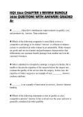 ISQS 3344 CHAPTER 3 REVIEW BUNDLE 2026 QUESTIONS WITH ANSWERS GRADED A&plus;