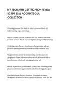 IVY TECH APHY CERTIFICATION REVIEW SCRIPT 2026 ACCURATE Q&A COLLECTION