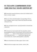 IVY TECH APHY COMPREHENSIVE STUDY GUIDE 2026 FULLY SOLVED QUESTION SET