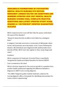 VARCAROLIS FOUNDATIONS OF PSYCHIATRIC MENTAL HEALTH NURSING 9TH EDITION MARGARET JORDAN HALTER 300 QUESTIONS AND ANSWERS UPDATED 2026 2027 MENTAL HEALTH NURSING COURSE FINAL COMPLETE PRACTICE QUESTIONS AND LATEST UPDATED STUDY GUIDE GRADED A&plus; 100 PERCENT 