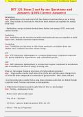 DIT 121 Exam 2 not by me Questions and  Answers &lpar;100&percnt; Correct Answers&rpar; 