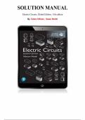 Solution Manual for Electric Circuits&comma; Global Edition&comma; 11th edition by James W&period; Nilsson&comma; Susan Riedel&comma; Chapter 1-18 &vert; All Chapters