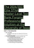 2026&sol;2027 Elite STNA & CNA Master-Level Test Bank&colon; University of Texas Clinical Standards & QIPP Metrics Study Guide