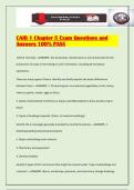 CAIB 1 Chapter 5 Exam Questions and Answers 100&percnt; PASS