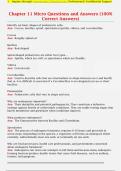 Chapter 11 Micro Questions and Answers &lpar;100&percnt;  Correct Answers&rpar; 