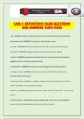 CAIB 1 DEFINITIONS EXAM QUESTIONS AND ANSWERS 100&percnt; PASS