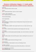 Western civilization chapter 1-2 study guide  Questions and Answers &lpar;100&percnt; Correct Answers&rpar; 