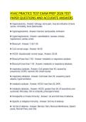 HVAC PREPARATION TEST 2026 QUESTIONS AND CORRECT ANSWERS GRADED A&plus;