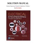 Solution Manual for Electrical Engineering&colon; Principles & Applications 7th Edition by Allan Hambley&comma; Chapter 1-16 &vert; All Chapters