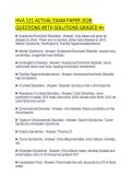 HVA 121 EXAM STUDY GUIDE 2026 COMPLETE SOLVED QUESTIONS EDITION