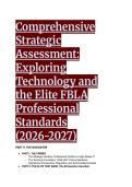 Elite FBLA Exploring Technology & IT Test Bank &lpar;2026&sol;2027&rpar; &vert; 88 Questions with Mentor Analysis